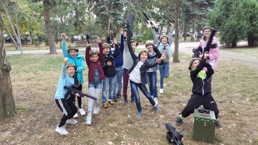 Лазертаг-клуб Знамя Победы в Анапе: детский праздник, Лазертаг,