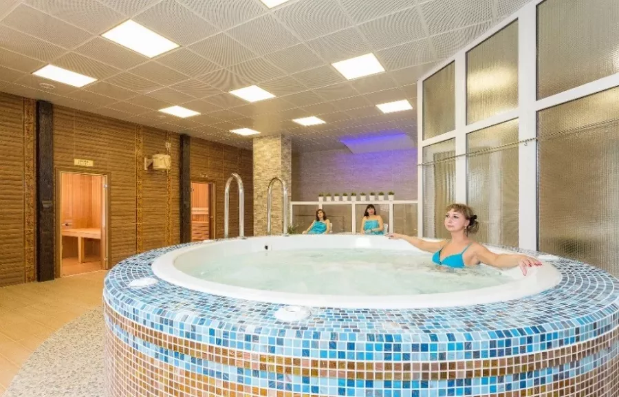 SPA-комплекс Пансионата Урал в Анапе: Легкий пар, Сауна,