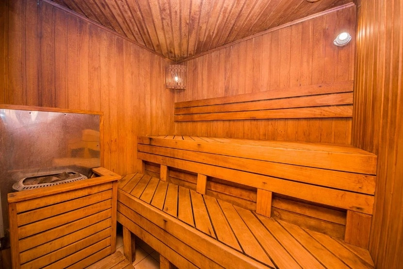 Сауна/Баня в отеле Паллада в Анапе: Легкий пар, Сауна,