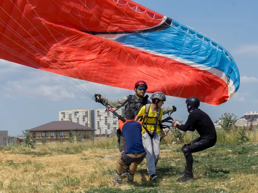 Полёты с Олег Олеговичем в Анапе: Параплан, Обучение Парапланеризму,