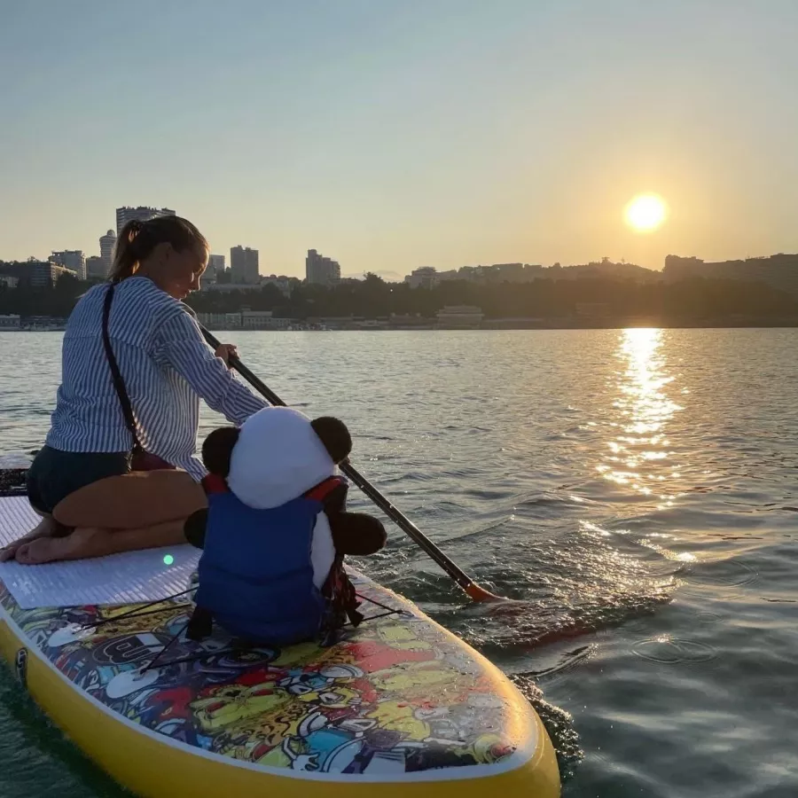 Серф станция Sup Sochi Surfing в Сочи: Сапсерф, Сап, Пляж, Маяк, Вода,