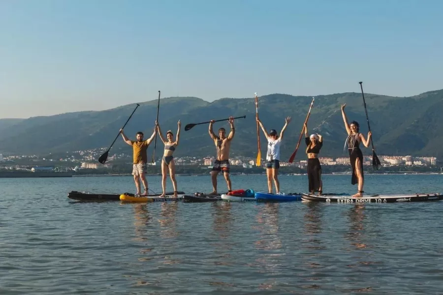 SUP SUN GEL в Геленджике: Сапсерф, Сап, наволне,