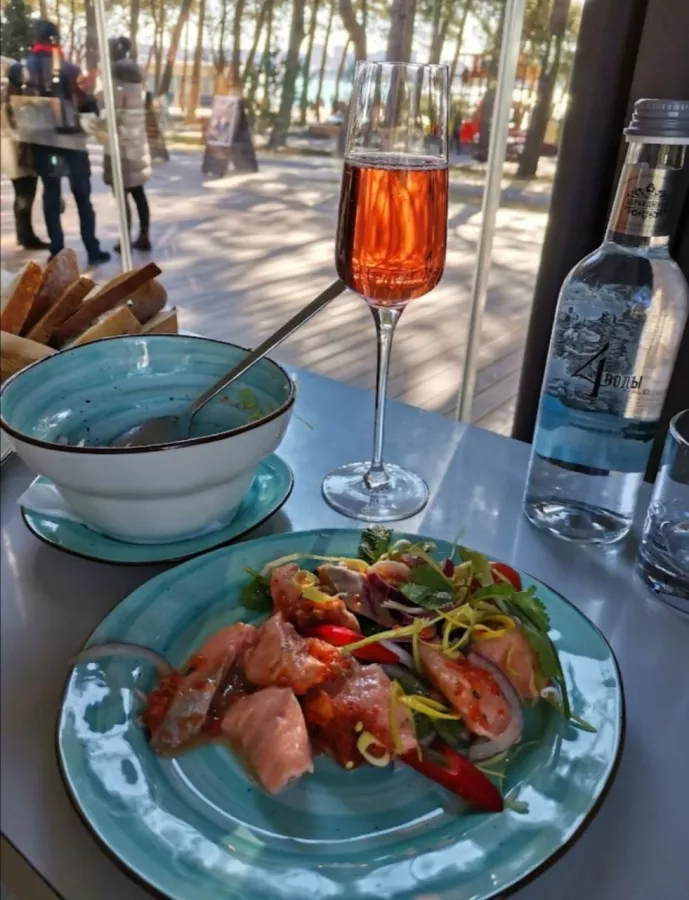 Ресторан 1870 Wine&Food Bar в Геленджике: Вкусно, Морепродукты, Лето , Отдых, Ресторан,