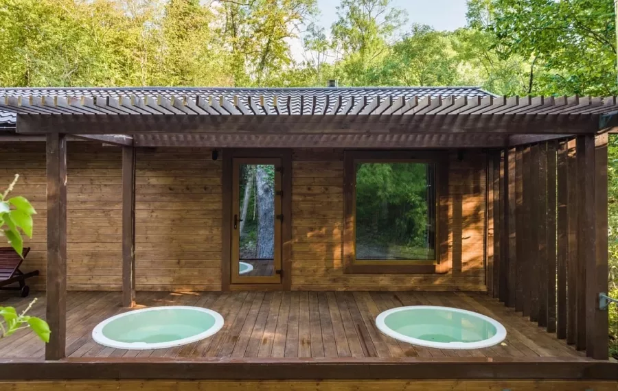 Банный комплекс в Махново Ущелье в Абрау-Дюрсо: Легкий пар, SPA, Массаж, Релакс, Лепота,