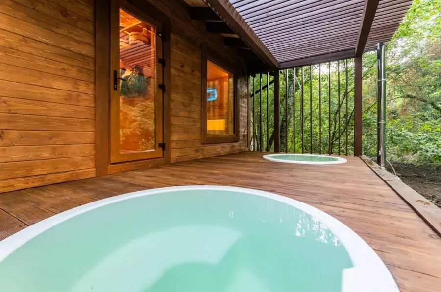 Банный комплекс в Махново Ущелье в Абрау-Дюрсо: Легкий пар, SPA, Массаж, Релакс, Лепота,