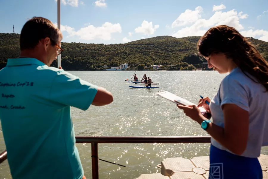 Сапбординг в Абрау-Дюрсо в Абрау-Дюрсо: Сап, Вода,