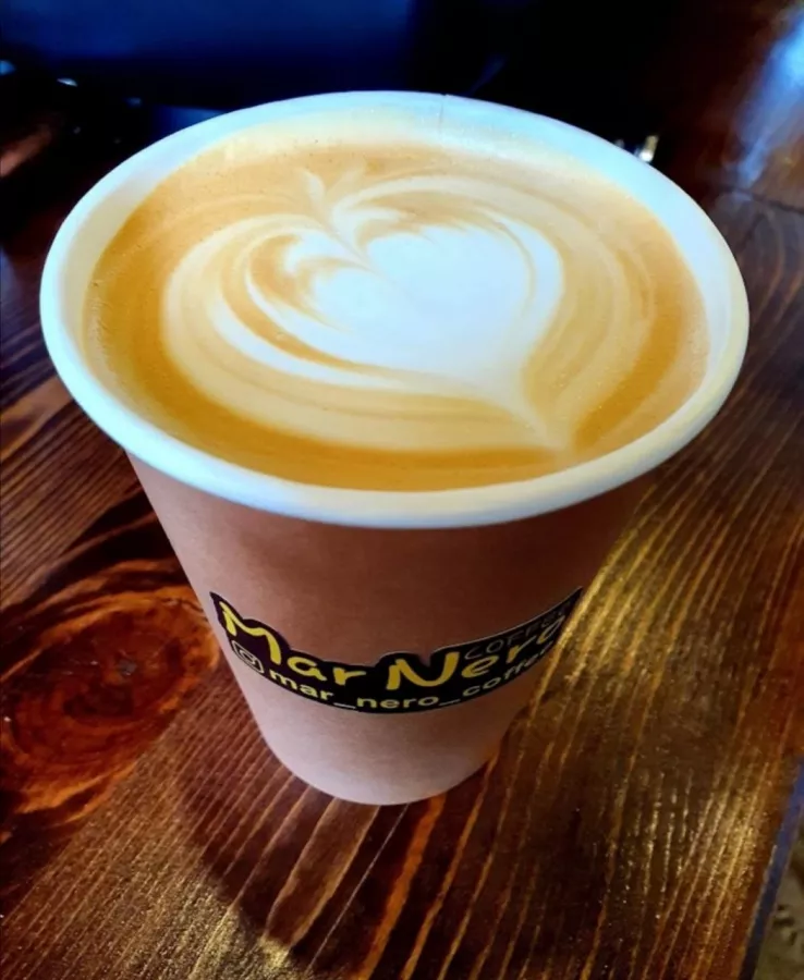 Кафе Mar Nero Coffee в Геленджике: Море, Кофе, Еда,
