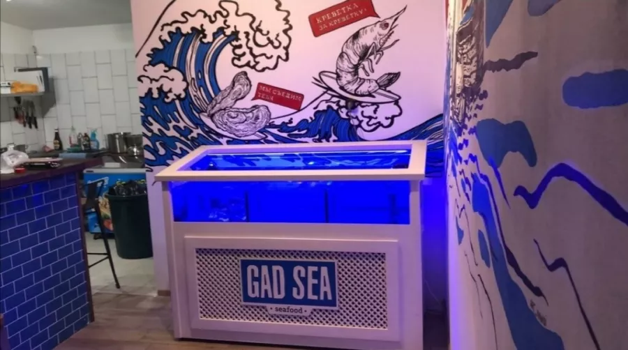 Кафе Gad Sea в Геленджике: Море, Морепродукты, Еда,