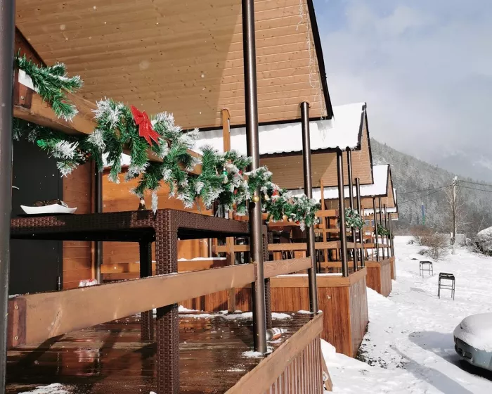 Сауна на Базе отдыха "Arkhyz Family Lodge" 