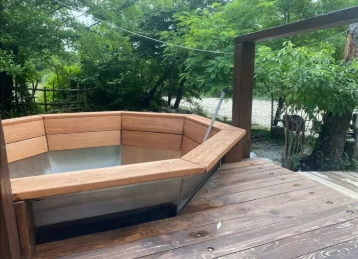 Русская банька на дровах