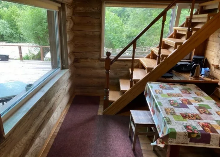 Русская банька на дровах