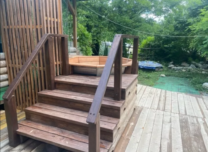 Русская банька на дровах