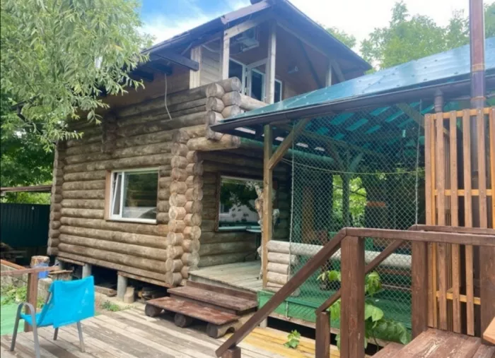 Русская банька на дровах