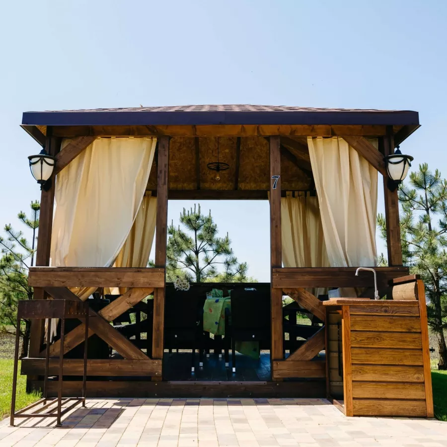 База отдыха Country House в Краснодаре: База отдыха, Беседка, Рыбалка,