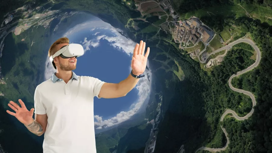 VR-экскурсия Полёт над Красной Поляной в Сочи: VR, Экскурсия, Отдых,