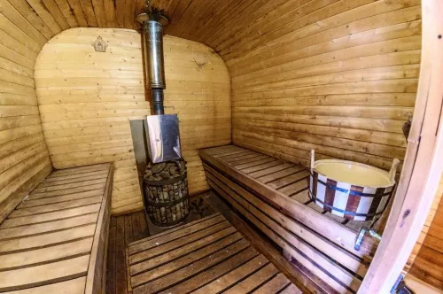 Сауна в отеле River & House в Архызе