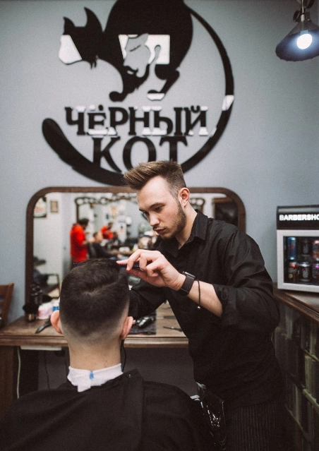 Барбершоп Чёрный кот в Краснодаре: Барбершоп, Волосы, Стрижка,