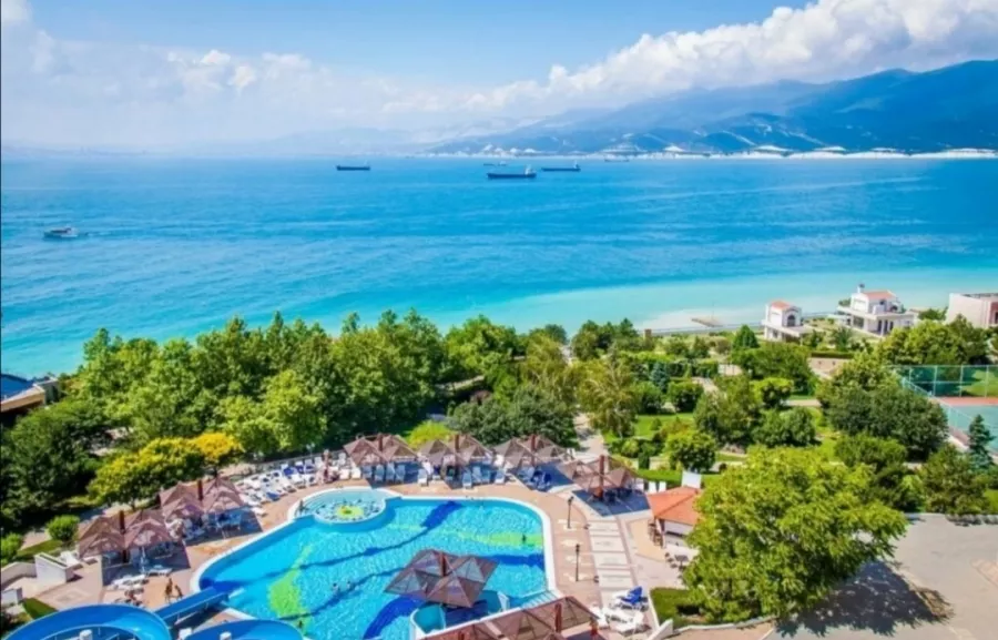 Гостиница Надежда SPA & Морской рай в Кабардинке в Геленджике: Гостиница, Чилим, Ресторан, Солярий, Сауна, Легкий пар,