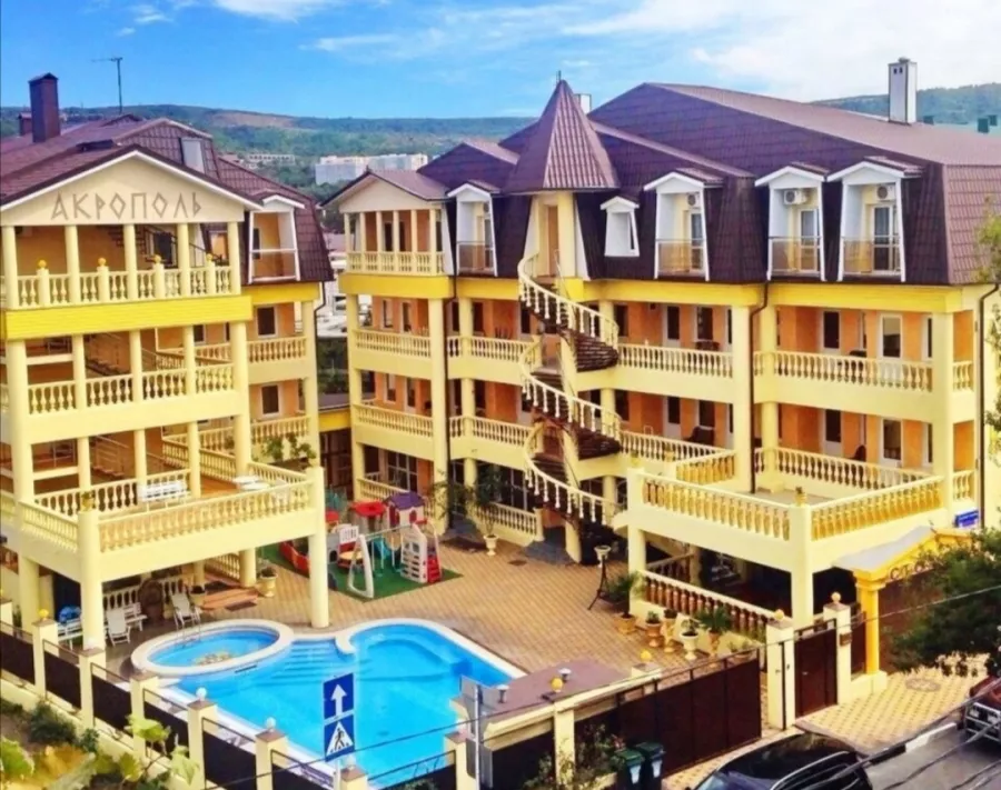 Гостиница Акрополь в Дивноморском в Геленджике: Гостиница, Бар, Ресторан,