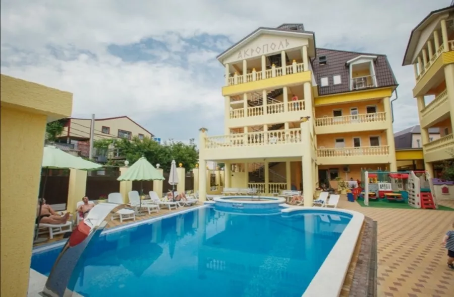 Гостиница Акрополь в Дивноморском в Геленджике: Гостиница, Бар, Ресторан,