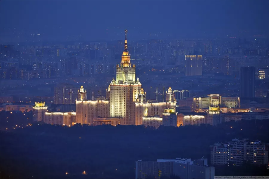 Выше Только Любовь - Смотровая площадка в Москве: Смотровая площадка, 350 метров над Москвой,
