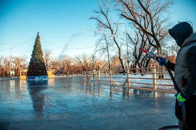 Центральный зимний каток в Санкт-Петербурге: Каток, Прогулки, Зима,