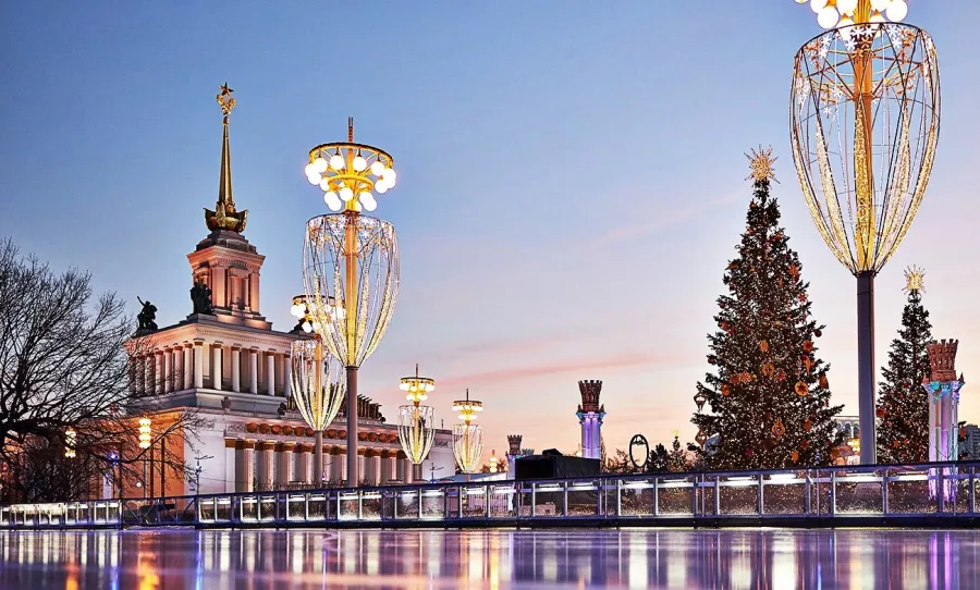 ТОТ САМЫЙ КАТОК На ВДНХ в Москве: Коньки, каток на ВДНХ, Ночной каток,