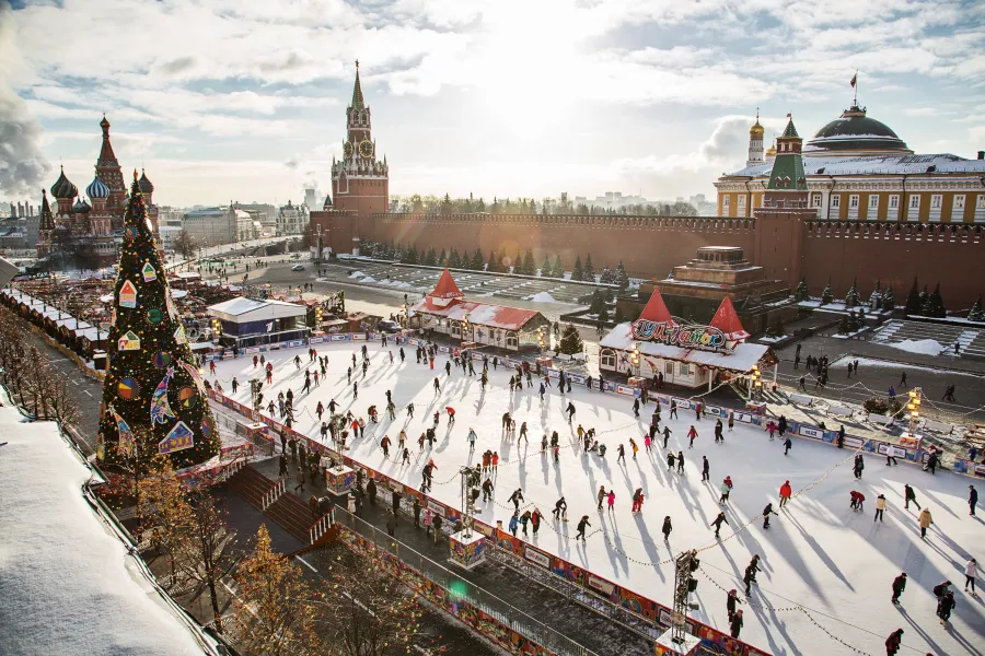 Гум Каток в Москве: Каток, Коньки,