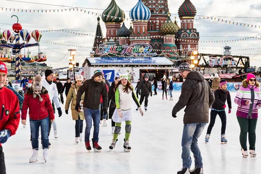 Гум Каток в Москве: Каток, Коньки,