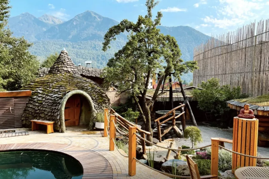 Банный SPA-комплекс British Баня в Красной Поляне: Spa, Виды, Сауна, Баня, Бассейн,