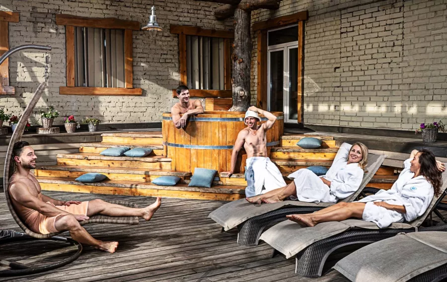 Варшавские Бани в Москве: Легкий пар, Сауна, SPA, Джакузи,
