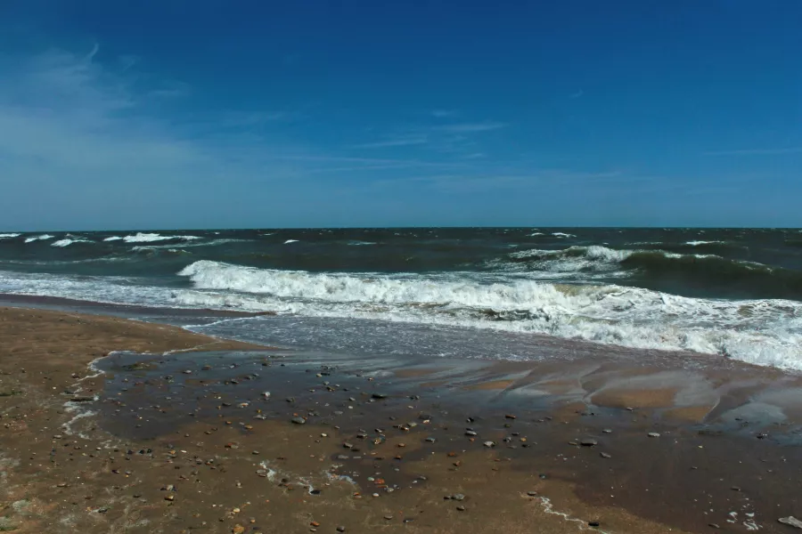 Центральный городской пляж в Махачкале: Каспий, Море, Пляж,