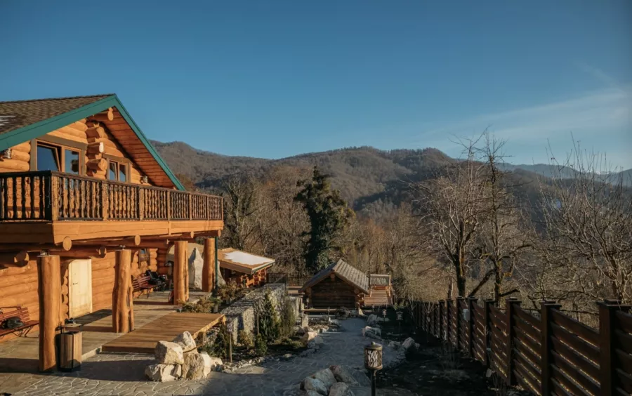 Баня Hills Medoveevka в Красной Поляне: Баня,