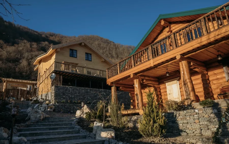 Баня Hills Medoveevka в Красной Поляне: Баня,