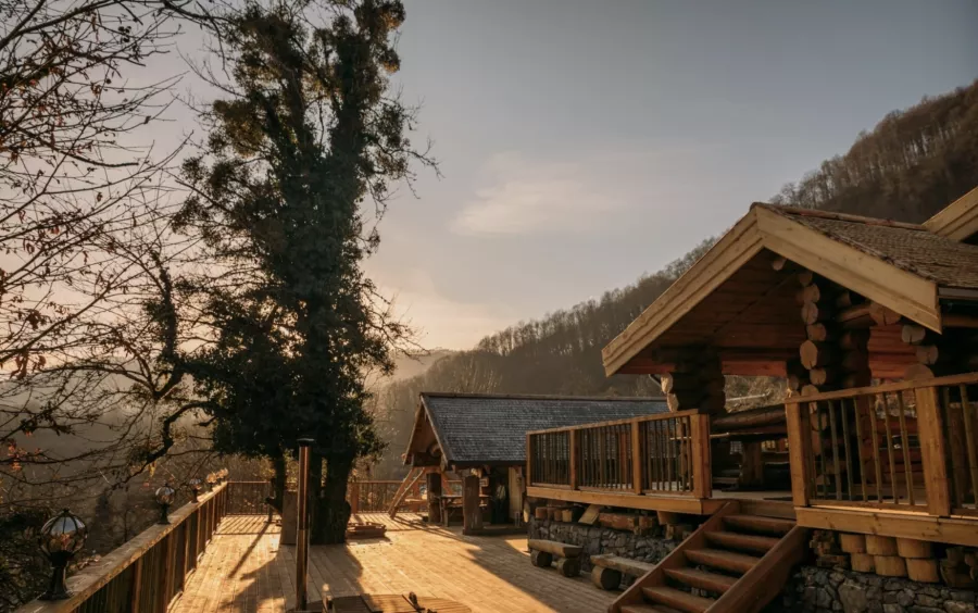 Баня Hills Medoveevka в Красной Поляне: Баня,