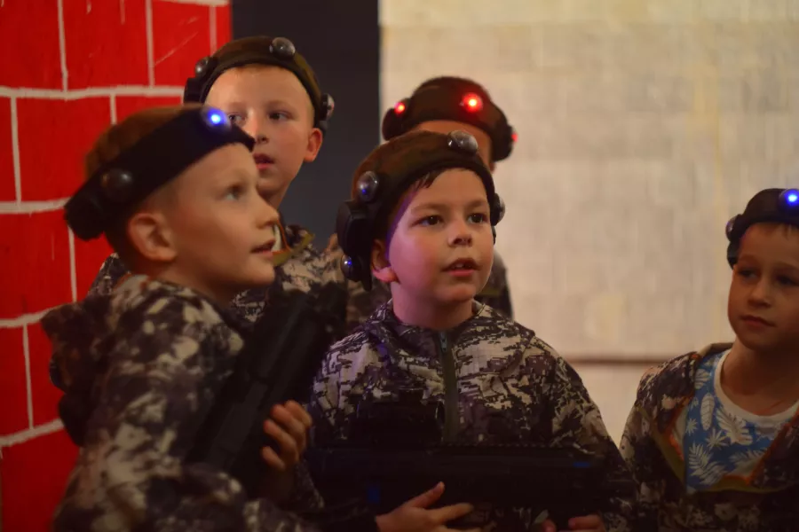 Клуб военного лазертага Киберфорс в Краснодаре: Лазертаг, Детские праздники, Мероприятия, Стрелялки, Детские развлечения, Игровое пространство,
