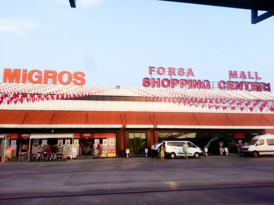 Торговый Центр FORSAMALL в Белек: Торговый Центр, Модные Бренды, Аксессуары, Автомойка, Кафе Бистро, Одежда и Обувь,