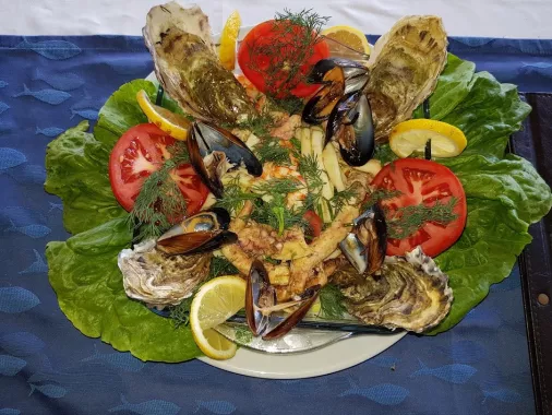 Рыбный ресторан "Belek Deniz Restaurant".