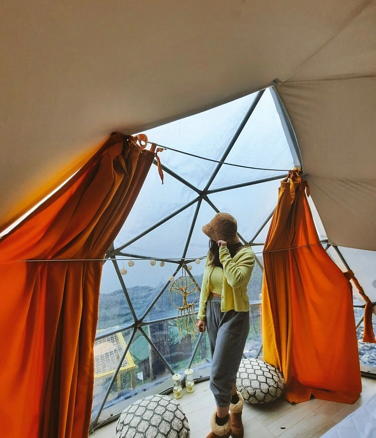 Глэмпинг Riva Valley Glamping в Стамбуле: Глэмпинг , Лагерь, Вид на море ,