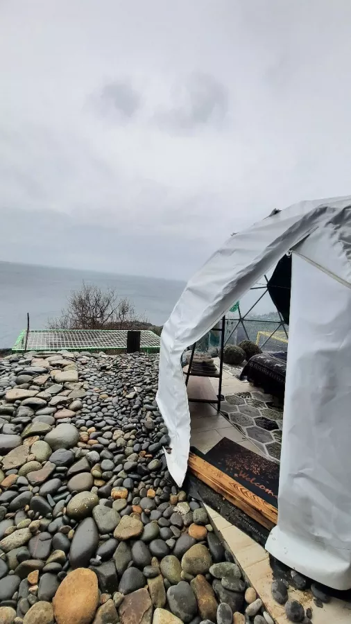 Глэмпинг Riva Valley Glamping в Стамбуле: Глэмпинг , Лагерь, Вид на море ,