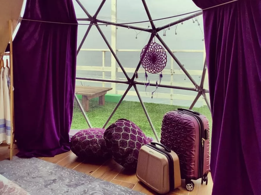Глэмпинг Riva Valley Glamping в Стамбуле: Глэмпинг , Лагерь, Вид на море ,