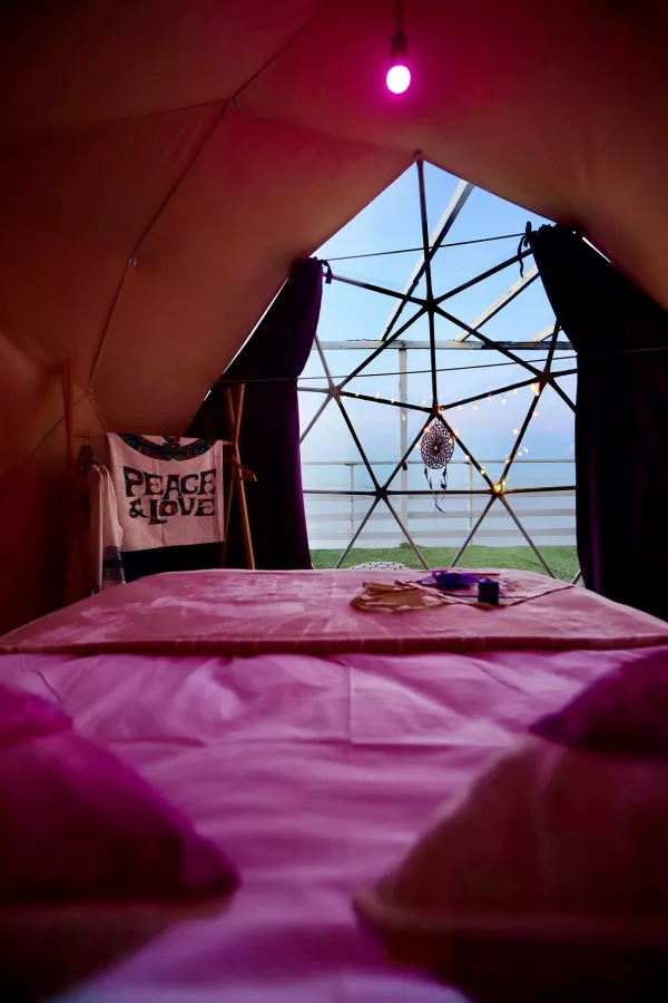 Глэмпинг Riva Valley Glamping в Стамбуле: Глэмпинг , Лагерь, Вид на море ,