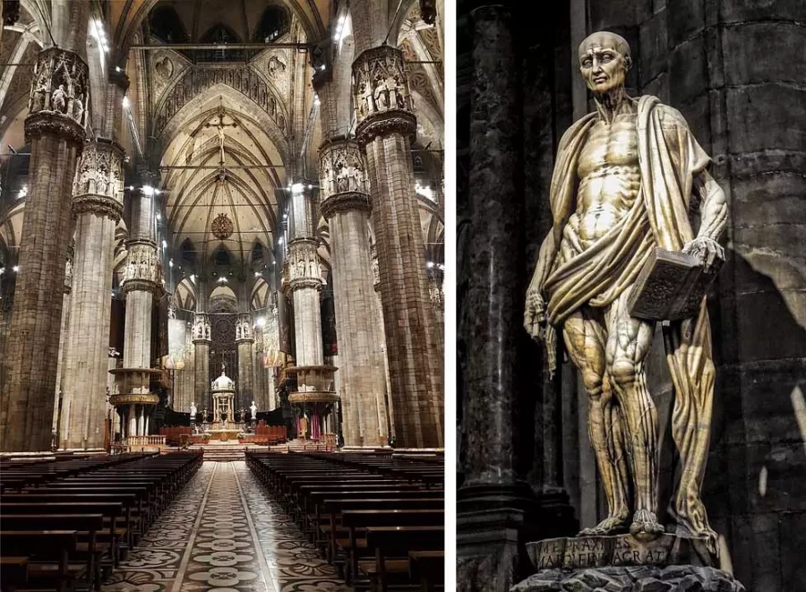 Мила́нский собо́р ( Duomo di Milano) в Милане: Старый город, Достопримечательности, Собор, Архитектура ,