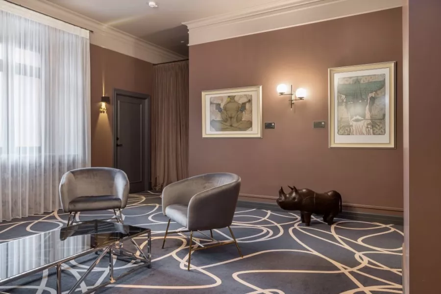 Дизайнерский бутик-отель Zalkind Hotel 4* в Минске: Интернет, Дизайн, Отель, Бар, Ресторан, Бутик,