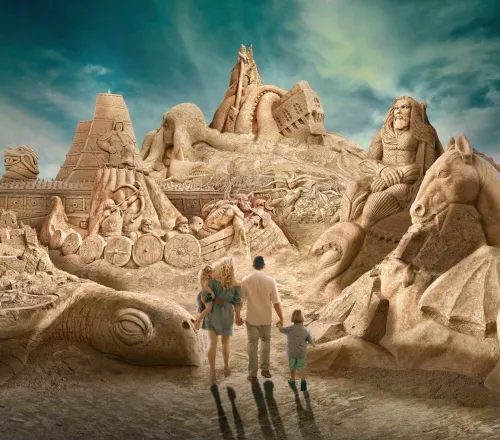 Музей под открытым небом Sandland в Анталии