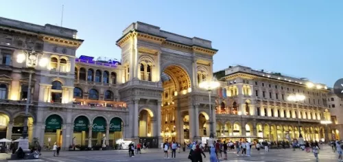 Галерея Виктора Эммануила II (Galleria Vittorio Emanuele II) в Милане