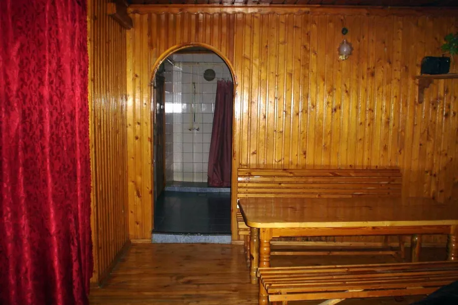 Баня в гостинице Старый замок в Ейске: Сауна, Легкий пар, Бассейн ,