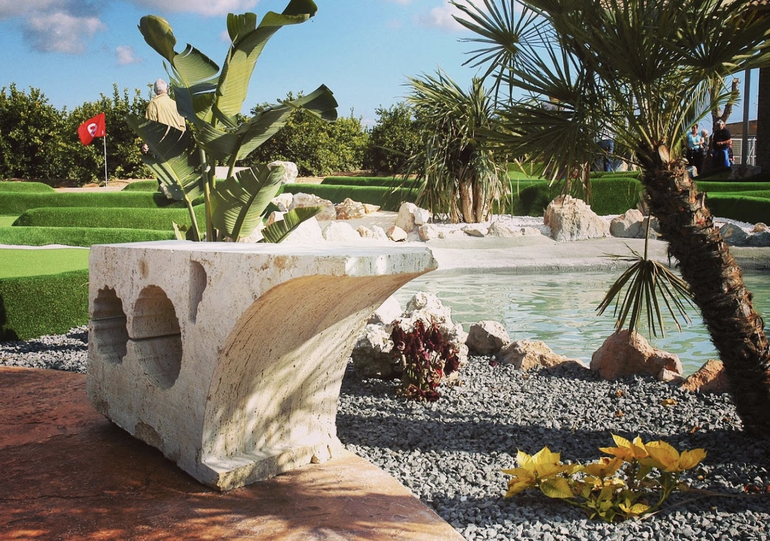 Плащадка для игры в мини гольф "Greenlands Sport Club"