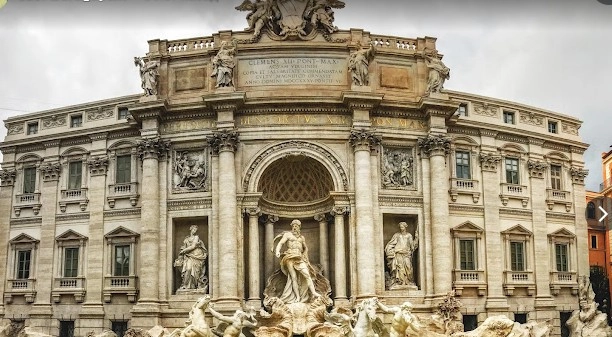 Фонта́н Тре́ви (итал. Fontana di Trevi) в Риме: Старый город, История Италии, Архитектура ,