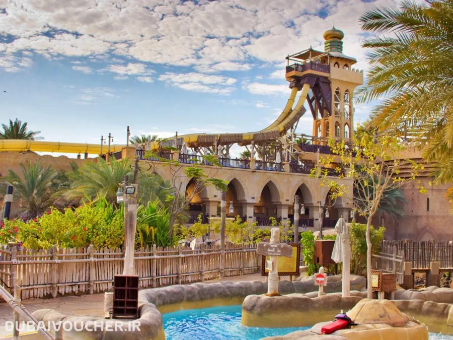 Аквапарк Wild Wadi Waterpark в Дубаи: Аквапарк, Водные горки, Развлечения для всей семьи, Доступ для инвалидов, Маказины, Кафе, Водные развлечения,